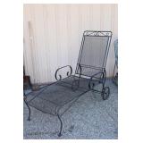 Metal Patio Lounger