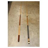 Duffering XXX 57" & McDermott 58 1/4" Pool Cues