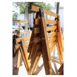 4 Sets of Saw Horse