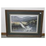 Maynard Reece "Leaping Rainbow Trout" 306/950