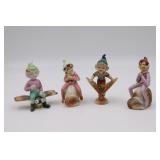4 Vintage Occupied Japan Elf Figures
