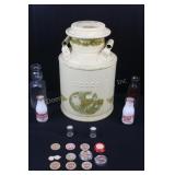 Milk Bottles, Cream Can & Bottles