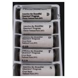 5 US Mint State Quarter Rolls National Parks