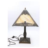 Antique Slag Glass Lamp PLB&G Co.