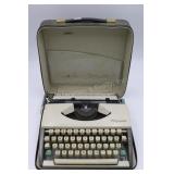 Vintage Olympic De Luxe Portable Typewriter