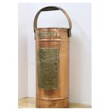 Open Peerless Copper Extinguisher Pump Bucket