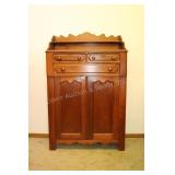 Antique Walnut Jelly Cabinet