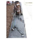 Golf Clubs, Bag, Balls