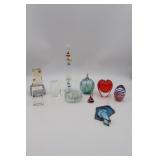 Art Glass Paperweights, Galileo thermometer