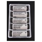 5 US Mint State Quarter Rolls National Parks