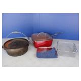 Cast Iron Bayou Classic Dutch Oven, Red Copper Pan