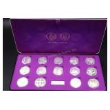 Silver Catholic Art Guild 14 Stations of Cross