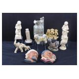 Chalkware Statues, Ewer, Animals