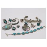 Assorted Southwest & Turquoise Jewelry