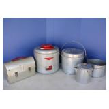 Vintage Coolers & Lunch Box