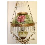 Victorian Hanging Kerosene Lamp