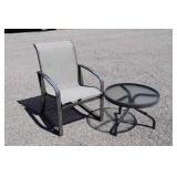 Patio Chair & Side Table