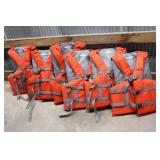 6 Stearns Marine Max Universal Life Jackets