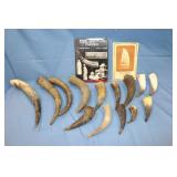 Bone & Horn Carving Books, 14 Horns