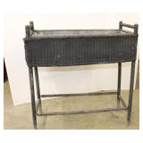 Antique Wicker Plant Stand