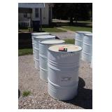 4- 55 Gallon Metal Drums