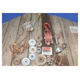 Pullies, Clevis,Chain Fall