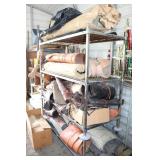 Assortment of Leather Pieces, Straps, Scraps