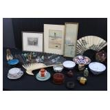Asian Art Pottery, Snuff Bottles, Fans, Pictures