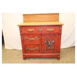 Antique Painted Wash Stand