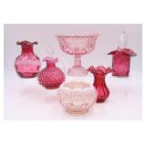 Fenton & Wright Pink Art Glass Collection