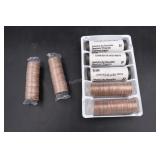 3 US Mint State Quarter Rolls Parks & 4 New Jersey