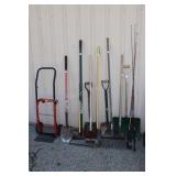 Lawn Chairs, Hand Truck, Rods & Reels, Tools