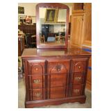 Maple 3-Drawer Dresser w/cherry Finish