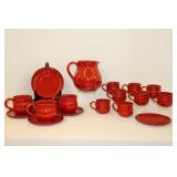 Mamma Ro Italy Pitcher Cups Saucers