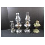4 Kerosene Lamps