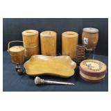Wooden Kitchen Containers, Miniature Butter Molds