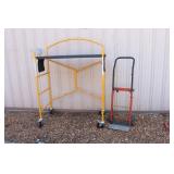 500lb  Adjustable Platform Scaffold & Hand Truck
