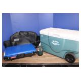 Coleman Camp Stove & Coleman Cooler