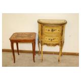 1/2 Round Table & Music Box Table