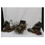 Copper Tin Art Music Boxes