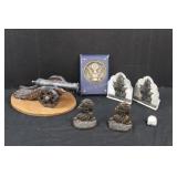 Replica Canon, Bookends, Embassy Plaque