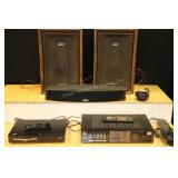 Bose Center Channel Speaker, Vizio DVD Player,