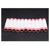 11 Penny Rolls- Ends show  Wheat, Indian, Lincoln