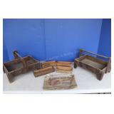 Wood Crates, Water Bag, Cheese Boxes