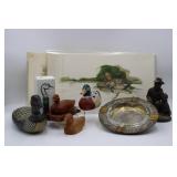 Duck Prints, Decoys, Ashtray
