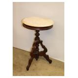 Antique Marble Top Side Table
