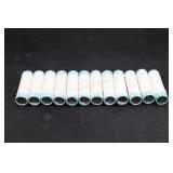 12 Rolls Indian & Jefferson Nickels