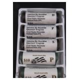 5 US Mint State Quarter Rolls National Parks