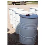 4- 55 Gallon Metal Drums