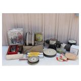 Rock Tumbler, Bottle Cutter, Polishing items